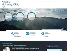 Tablet Screenshot of mccarthy-cpa.com